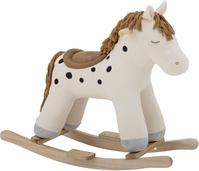 jouet-a-bascule-merlen-cheval-polyester-blanc-bloomingville-mini-1