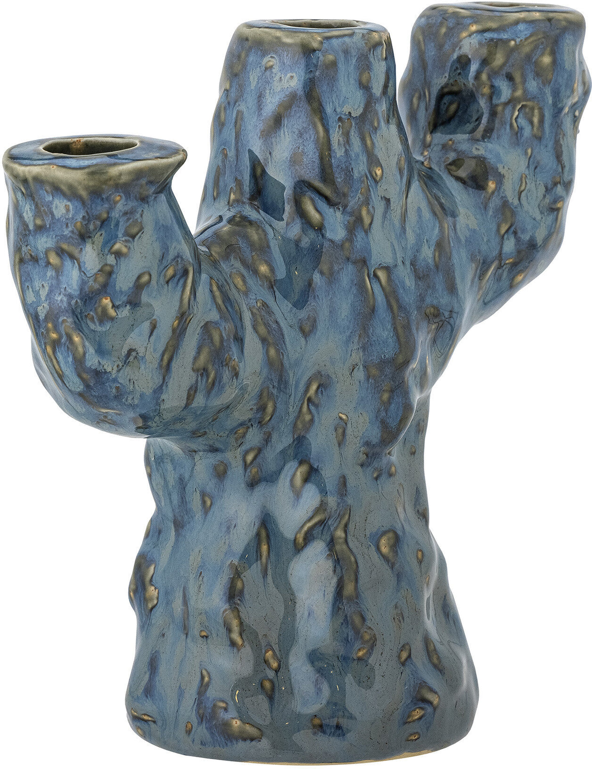 Bougeoir Tahoka Grès Bleu - Bloomingville — 332207.jpg