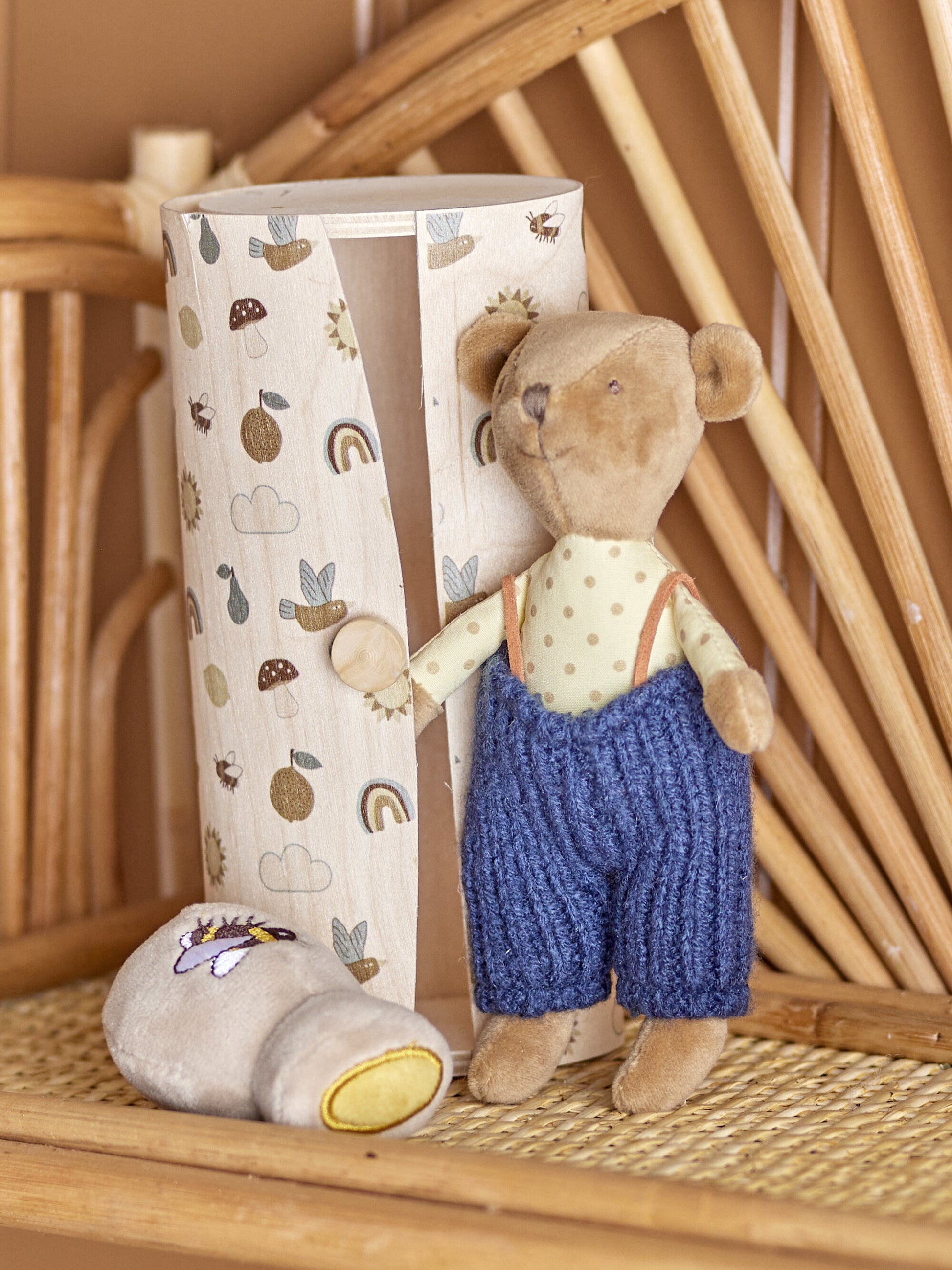 Peluche Willes Polyester marron - Bloomingville Mini — 332230.jpg