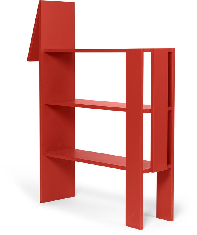 bibliotheque-en-mdf-rouge-horse-ferm-living-2