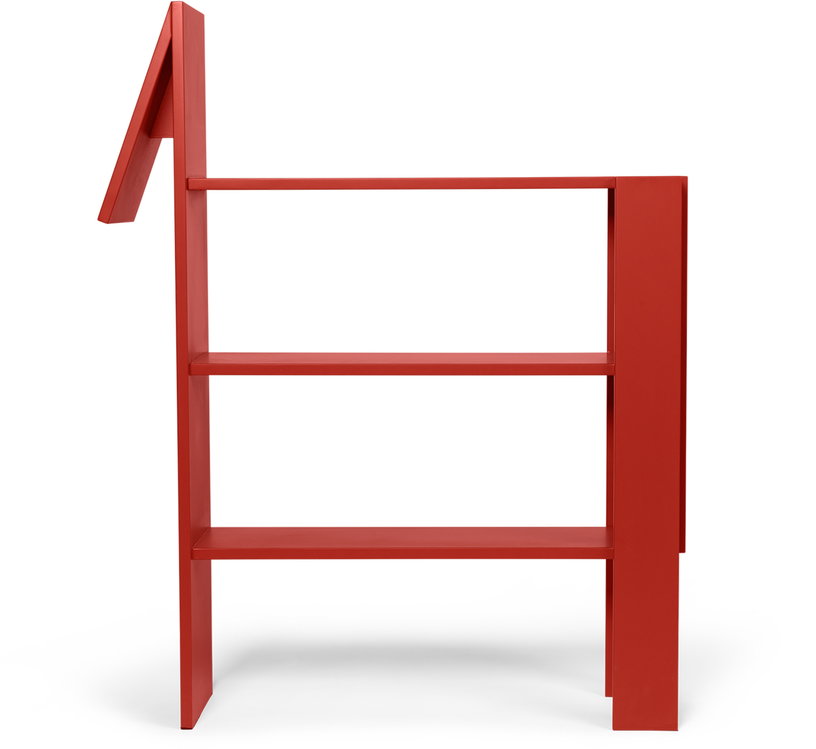 bibliotheque-en-mdf-rouge-horse-ferm-living-3