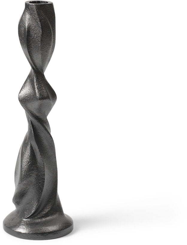 bougeoir-en-aluminium-noirci-25cm-gale-ferm-living-2