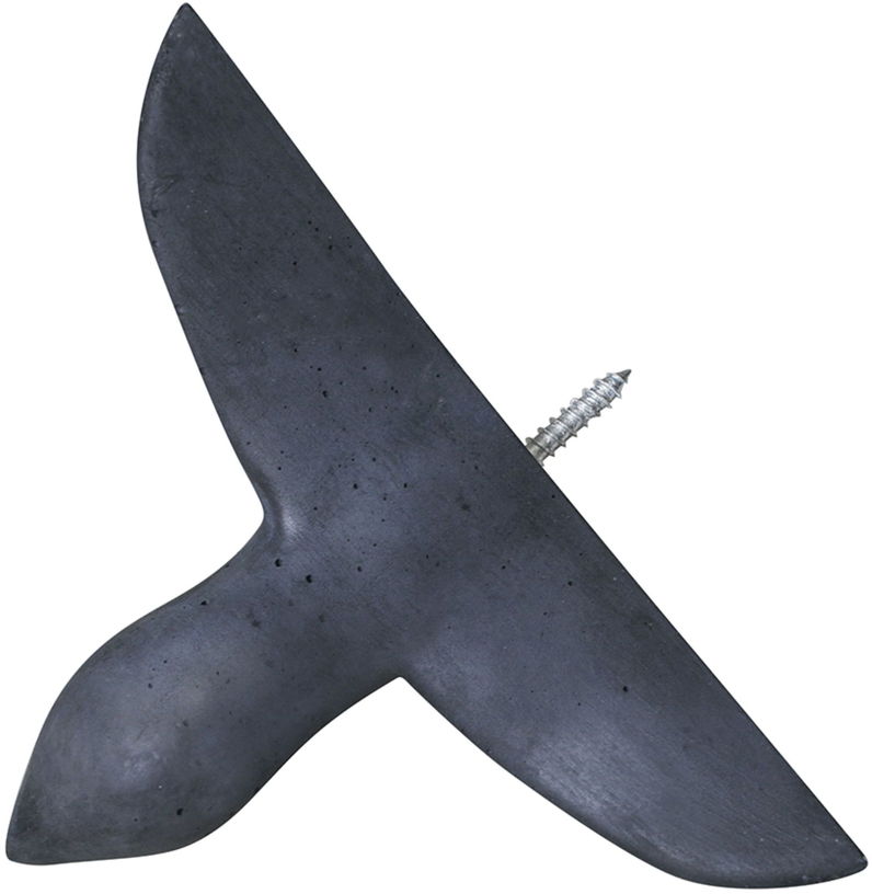 patere-murale-en-beton-noir-16cm-oiseau-2