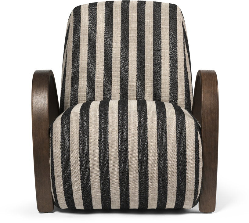 fauteuil-lounge-avec-accoudoirs-raye-noir-et-sable-louisiane-buur-ferm-living-2