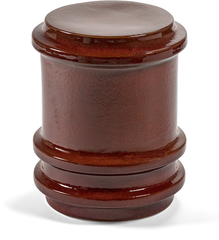 table-d-appoint-geometrique-en-gres-laque-rouge-fonce-34-8x44-5-cm-pawn-serax-1