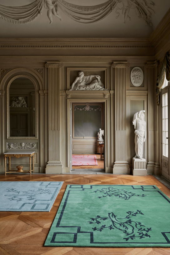 tapis-rectangulaire-en-laine-tufte-vert-perroquet-250x350cm-chinesoise-layered-2
