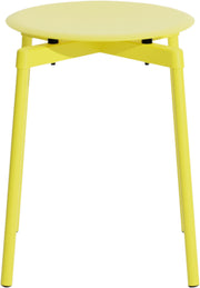 Tabouret extérieur en métal jaune 45cm Fromme - Petite friture — 334567.jpg