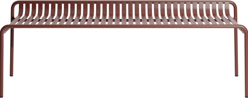 banc-de-jardin-sans-dossier-en-aluminium-rouge-brun-156x48cm-week-end-petite-friture-1