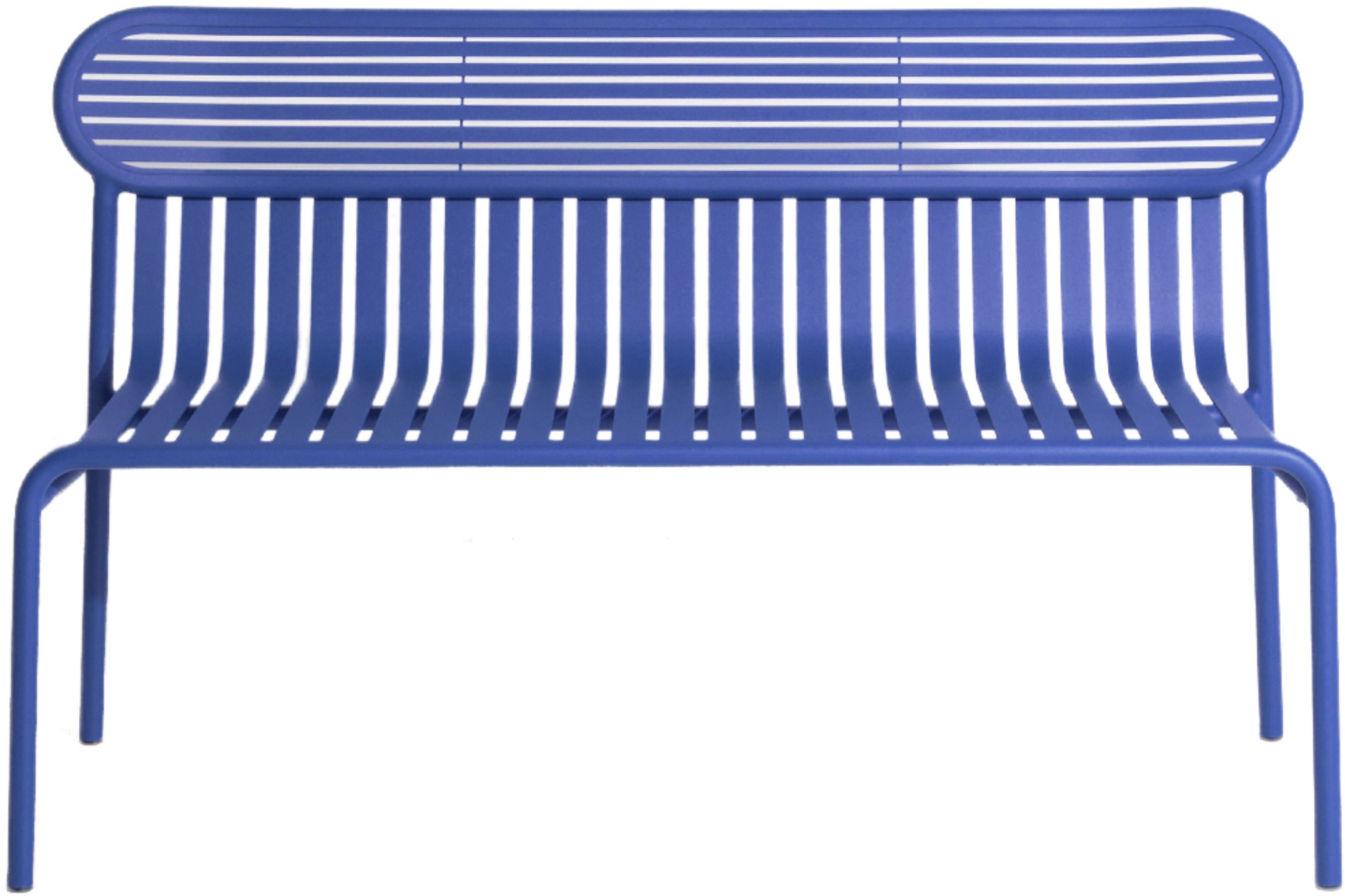Banc de jardin en aluminium bleu Week-End - Petite Friture — 334802.jpg