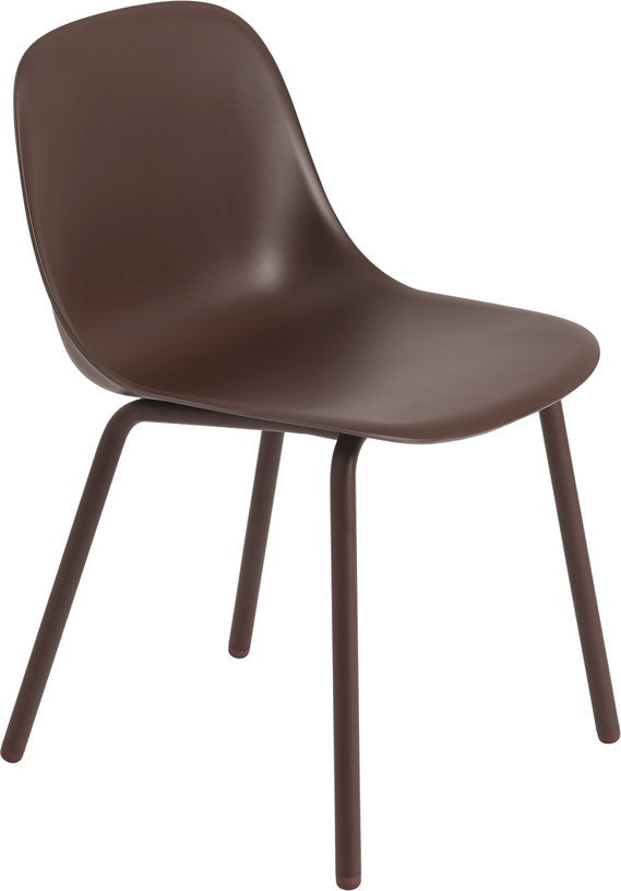 chaise-de-jardin-en-plastique-et-acier-marron-rouge-77cm-fiber-muuto-1