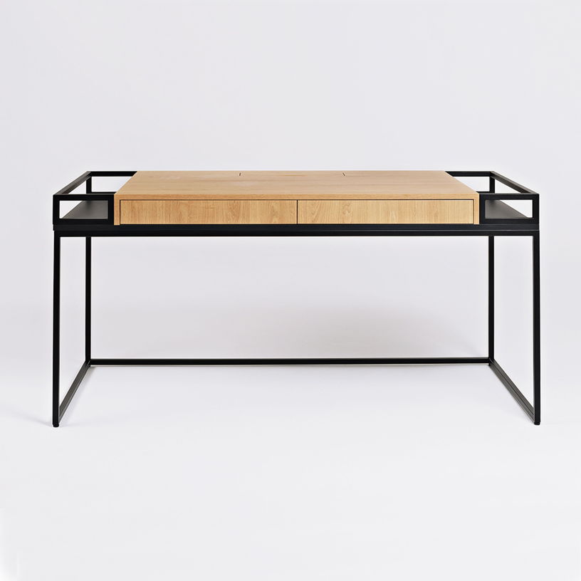 bureau-en-chene-et-metal-noir-160cm-k16-custom-form-3