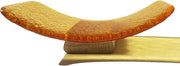 Plateau incurvé en bois et verre ambre 25cm  LOUPY - Mlle Jo — 338568.jpg