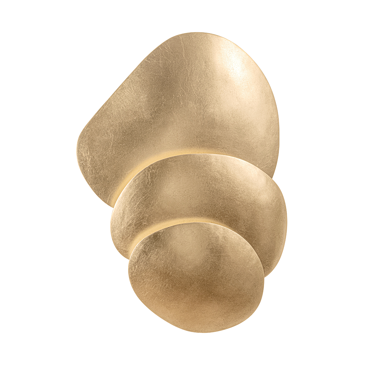 Applique murale en fer feuille d'or ancienne 41x57cm Akemi - Corbett Lighting