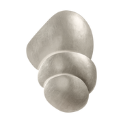 Applique murale en fer feuille d'argent chaude 41x57cm Akemi - Corbett Lighting