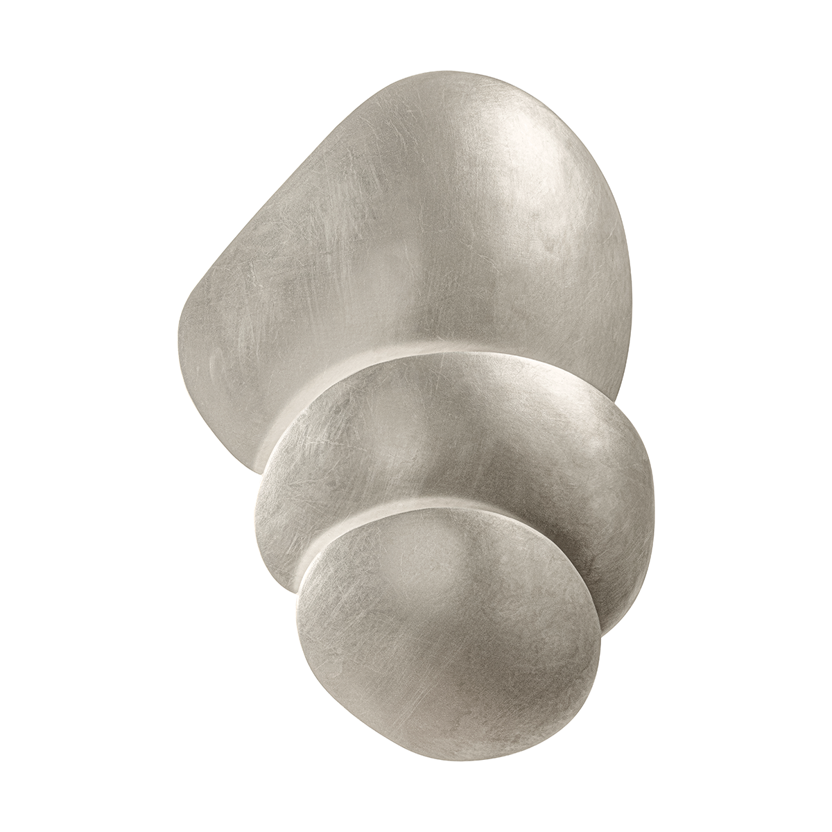 Applique murale en fer feuille d'argent chaude 41x57cm Akemi - Corbett Lighting