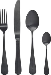 Service 4 couverts Black Noir - Nordal