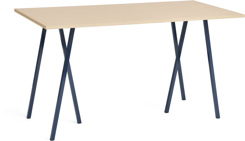 table-haute-en-chene-et-acier-bleu-profond-180cm-loop-stand-hay-1