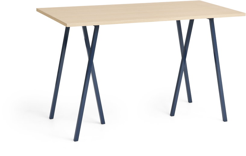 table-haute-en-chene-et-acier-bleu-profond-160cm-loop-stand-hay-1