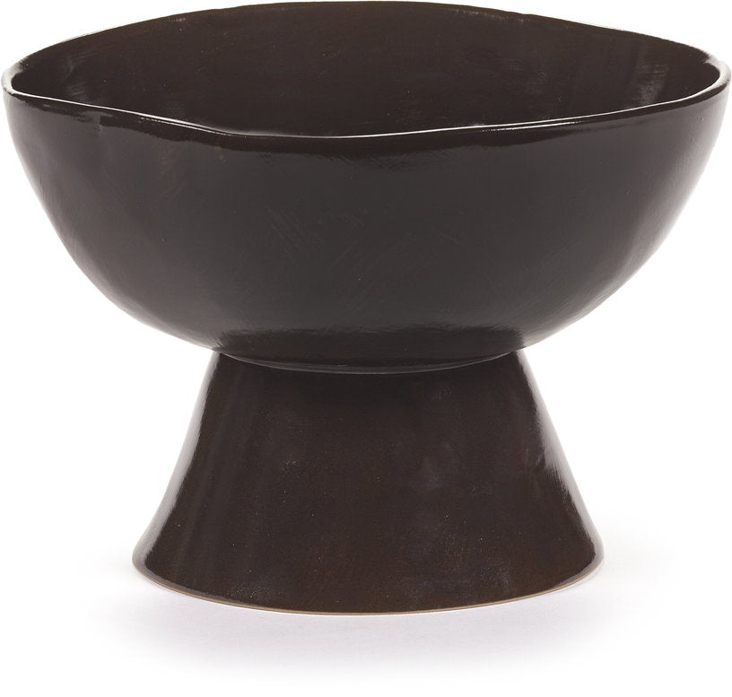 bol-a-pied-en-gres-marron-fonce-20-5x14-5cm-la-mere-serax-1
