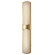 Applique murale en acier laiton vieilli 12x66cm Valencia - Hudson Valley Lighting