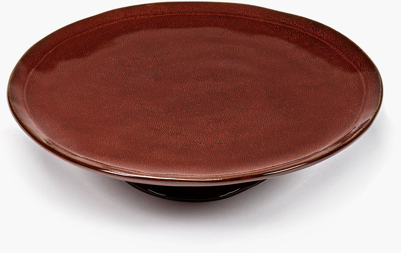 assiette-sur-pied-en-gres-rouge-venitien-30-5x6cm-la-mere-serax-3