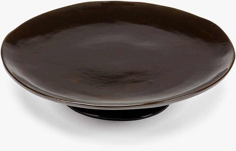 assiette-sur-pied-en-gres-marron-ebene-30-5x6cm-la-mere-serax-3
