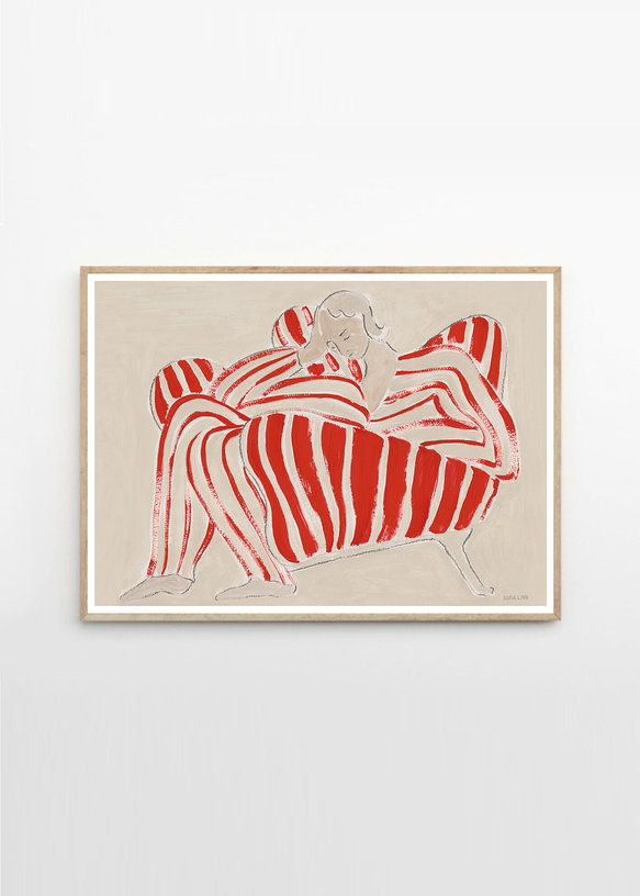 affiche-100x140cm-red-chair-the-poster-club-3