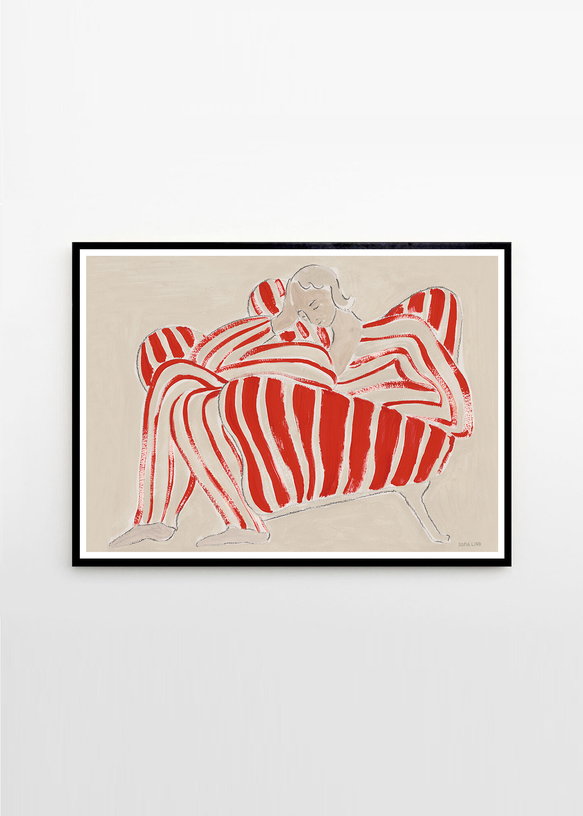 affiche-70x100cm-red-chair-the-poster-club-4