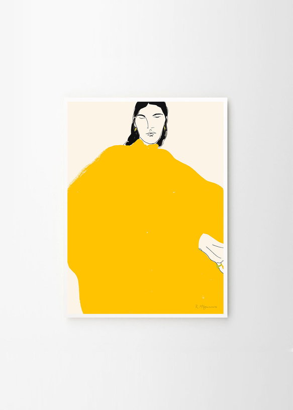 affiche-40x50cm-yellow-dress-the-poster-club-2