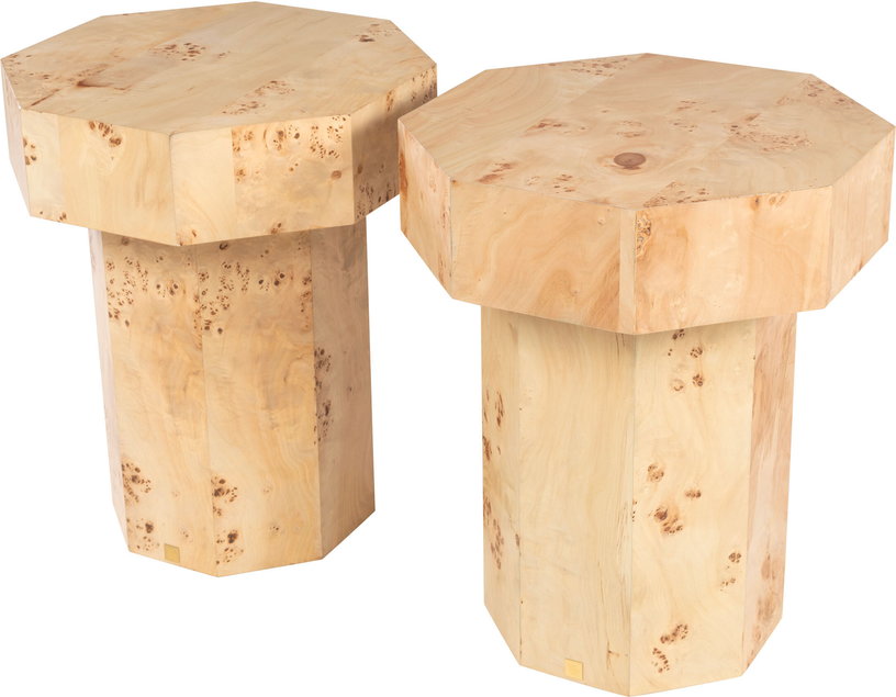 table-d-appoint-hexagonale-en-placage-de-loupe-mappa-48x58cm-baka-versmissen-8