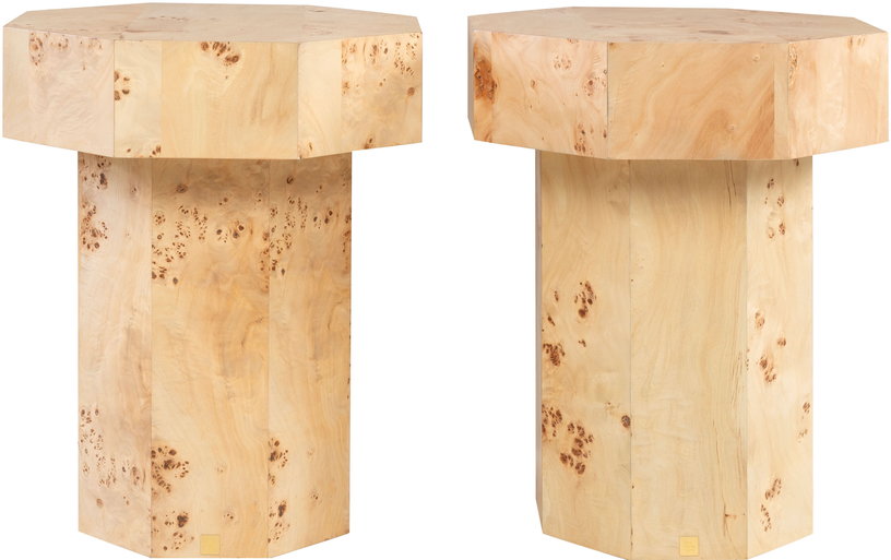 table-d-appoint-hexagonale-en-placage-de-loupe-mappa-48x58cm-baka-versmissen-7
