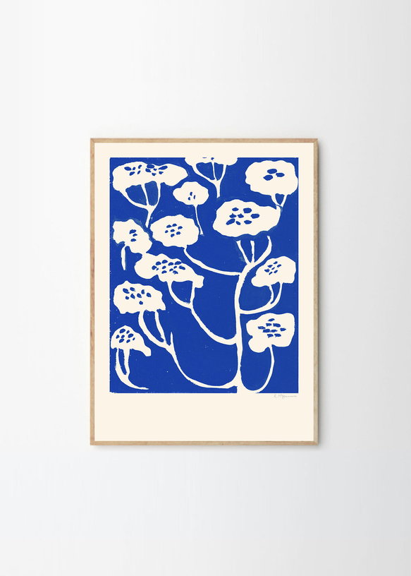 affiche-50x70cm-blue-flower-the-poster-club-3