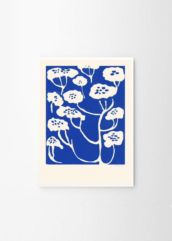 affiche-50x70cm-blue-flower-the-poster-club-2