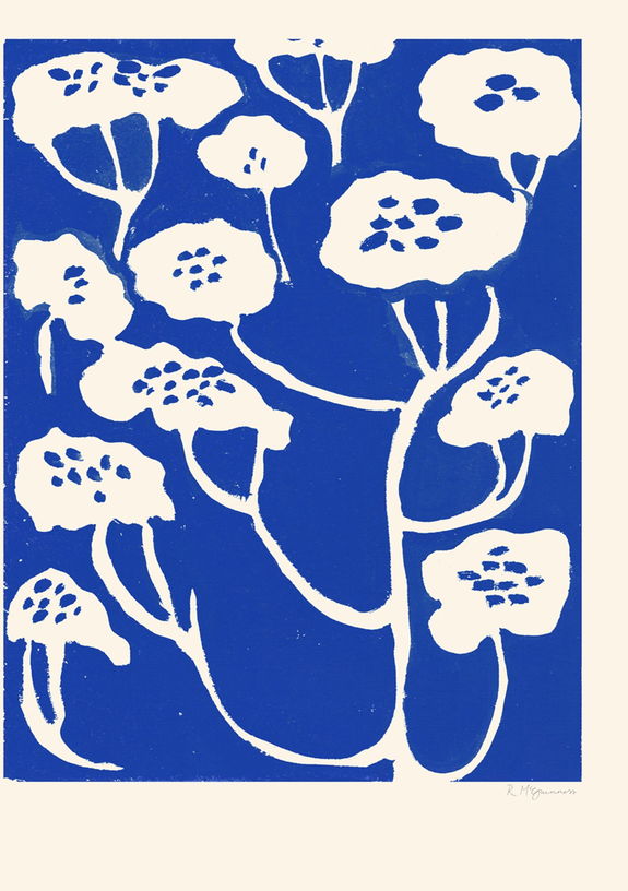affiche-50x70cm-blue-flower-the-poster-club-1