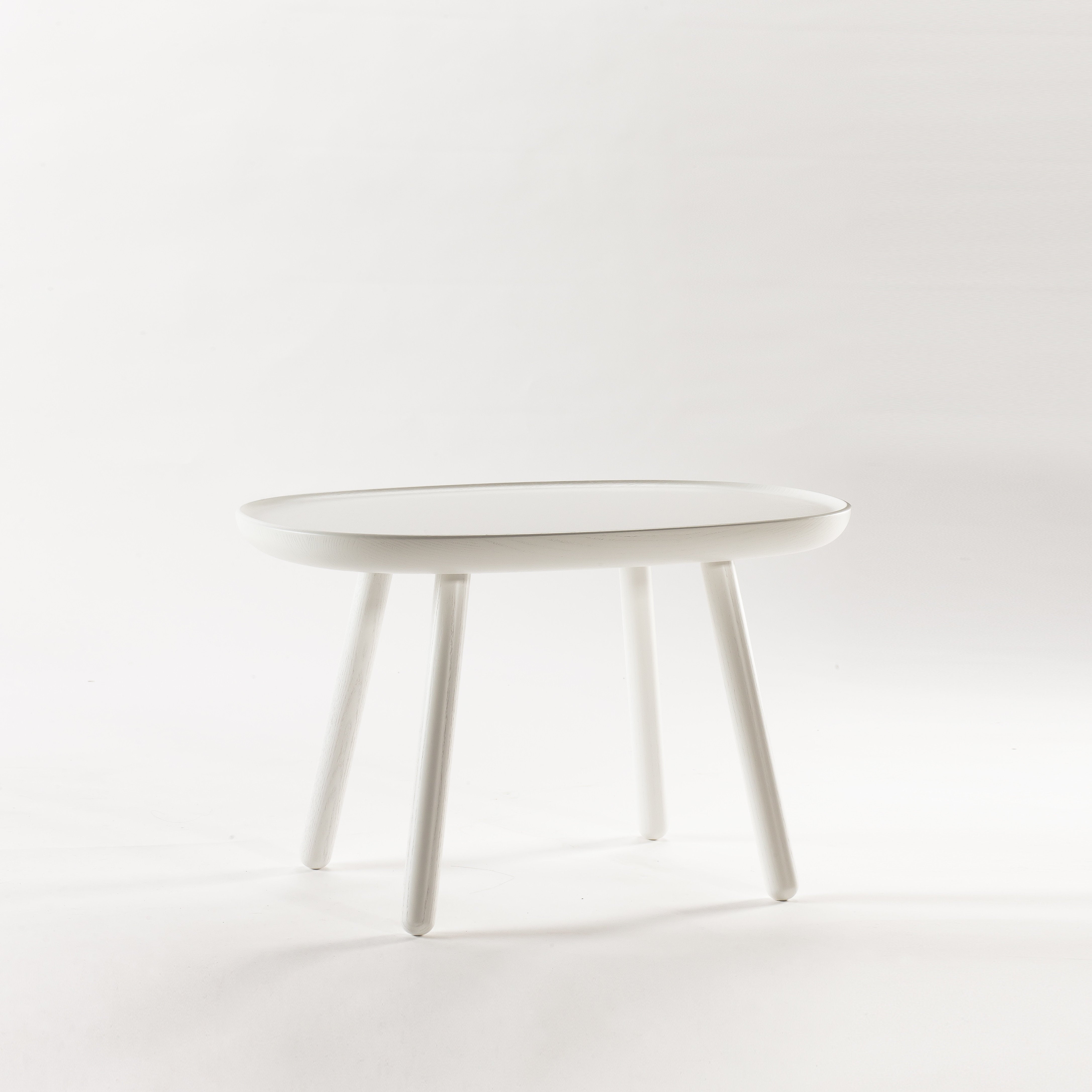 Beistelltisch weiß 61 cm Naïve - Emko