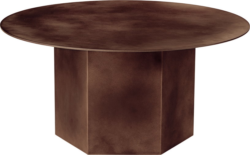 table-basse-ronde-en-acier-rouge-terre-80cm-epic-gubi-1