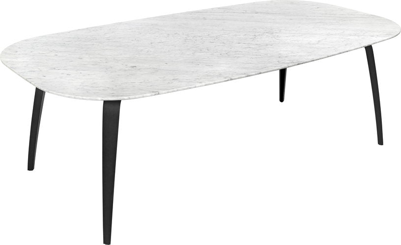 table-a-manger-en-marbre-blanc-et-pieds-noir-120x230cm-elliptique-gubi-1