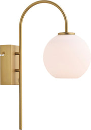 applique-murale-structure-en-laiton-satin-et-globe-en-verre-opale-38cm-ballon-herstal-1