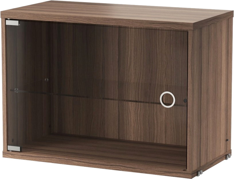 caisson-en-noyer-et-porte-vitree-58x42x30cm-string-system-string-furniture-1