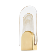 Applique murale en laiton laiton ancien 18x42cm Morganite - Corbett Lighting