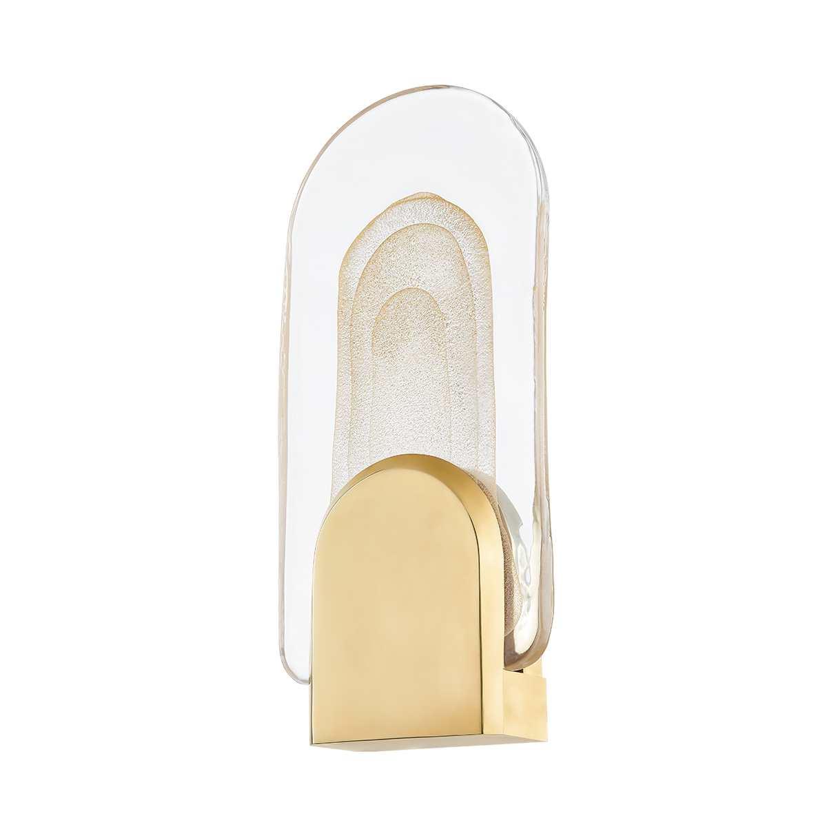 Applique murale en laiton laiton ancien 18x42cm Morganite - Corbett Lighting