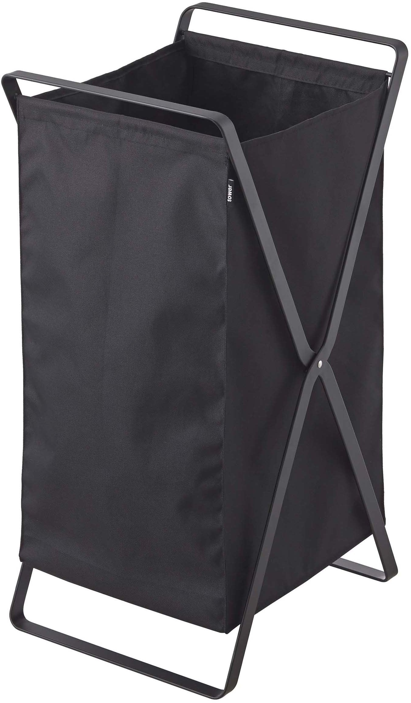 Panier à linge noir Tower - Yamazaki