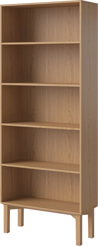 bibliotheque-en-chene-huile-200cm-silencieuse-bolia-1