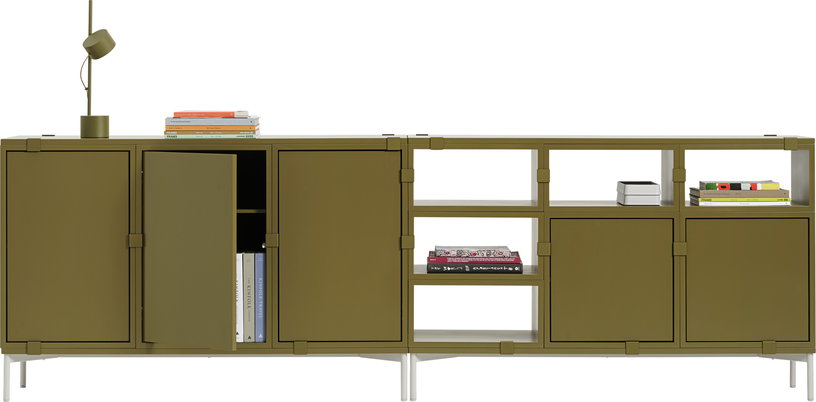 buffet-en-bois-mdf-marron-vert-262x85cm-stacked-configuration-2-muuto-2