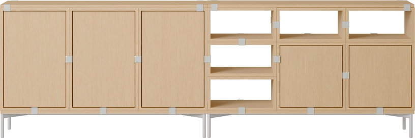 buffet-en-bois-mdf-chene-262x85cm-stacked-configuration-2-muuto-1
