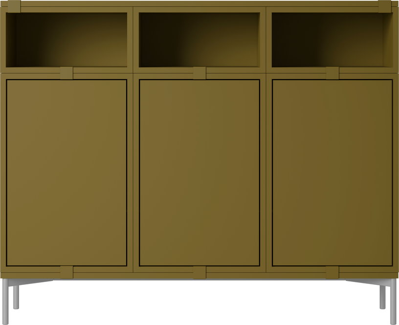 buffet-en-bois-mdf-marron-vert-131x106cm-stacked-configuration-3-muuto-1