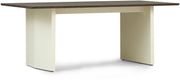 Table à manger en pin marron foncé et crème 90x200cm Panel - Normann Copenhagen — 351701.jpg