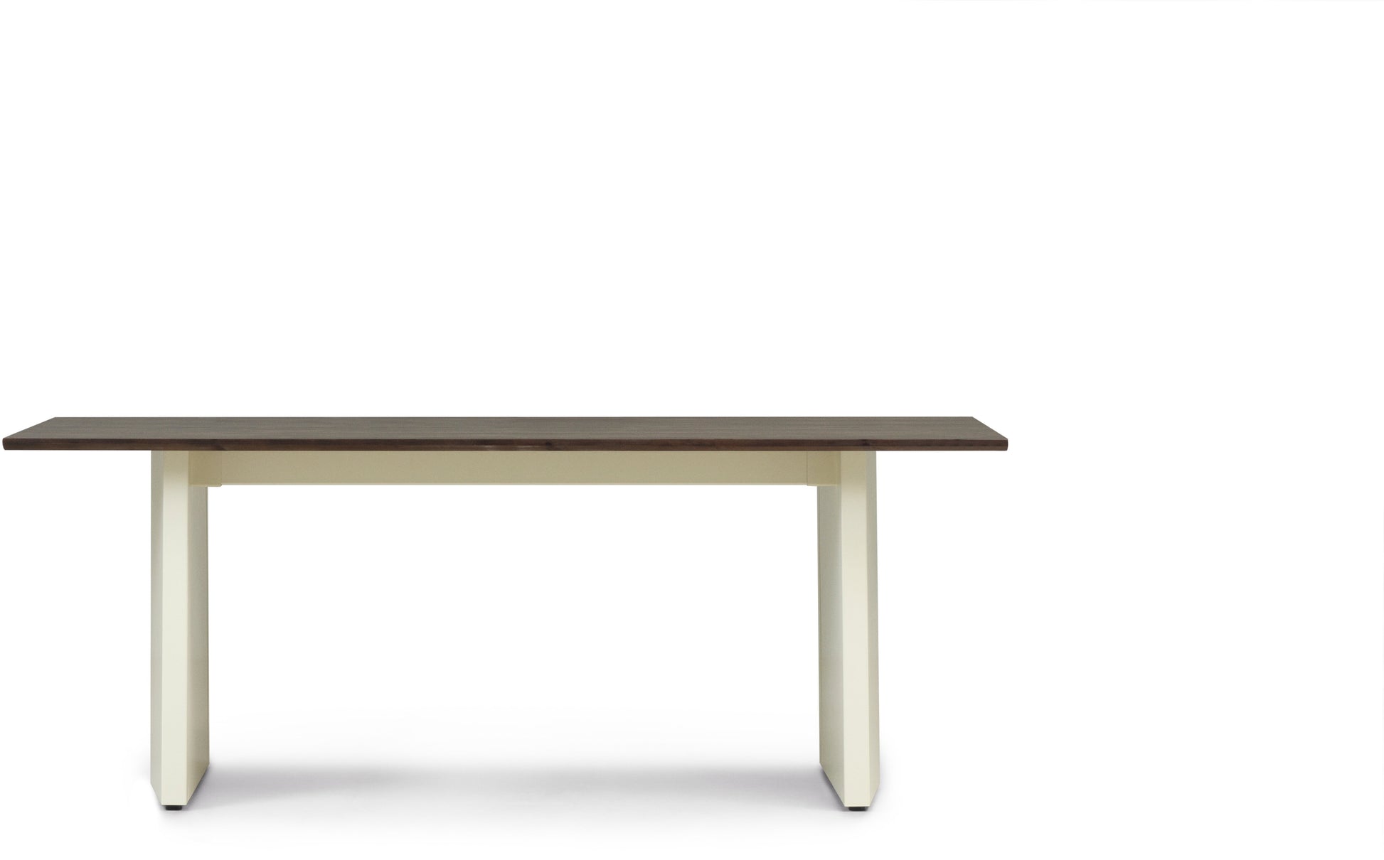 Table à manger en pin marron foncé et crème 90x200cm Panel - Normann Copenhagen — 351702.jpg