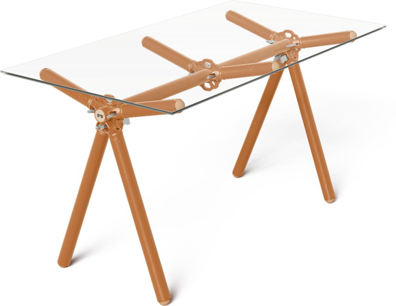 table-a-manger-en-verre-et-structure-en-echafaudage-rouille-140cm-clavex-maximum-1