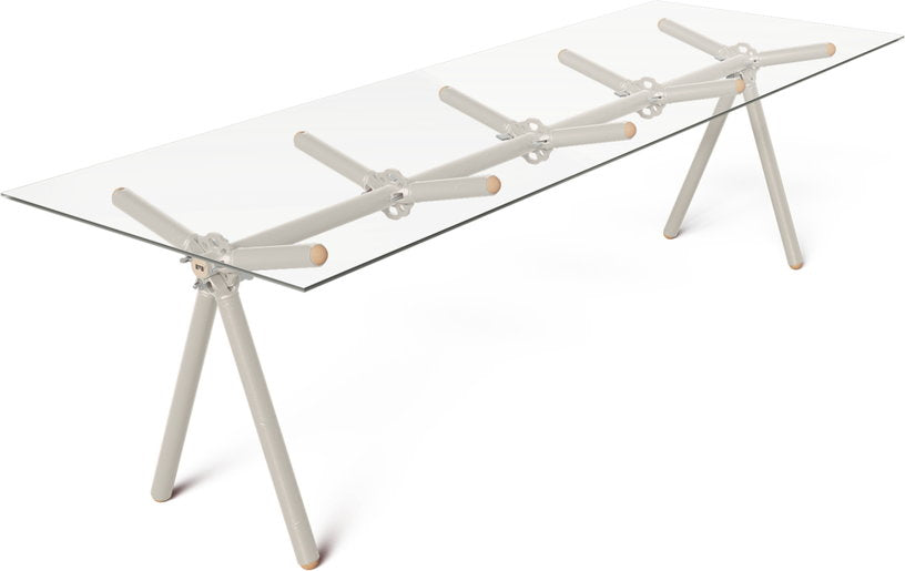 table-a-manger-en-verre-et-structure-en-echafaudage-perle-250cm-clavex-maximum-1